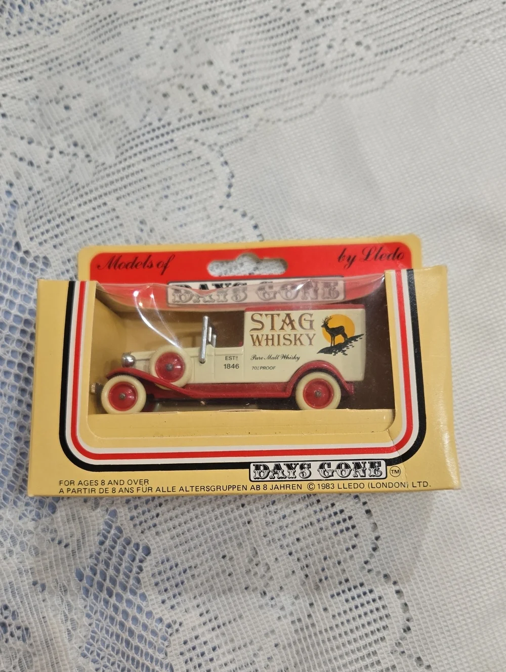 Days Gone Stag Whisky Red & Cream Collectible Toy Van